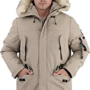 Winterjacke Mountain Anorak Parka Wattierter Mantel Von Hyper