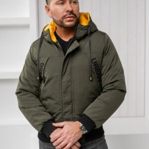 Grüne Herren Winterjacke HR8100