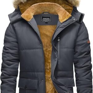 Wasserabweisender, winddichter, dicker Parka-Wintermantel Von Hyper
