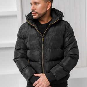 Schwarze gesteppte Herren-Winterjacke HR7270 Von Hyper
